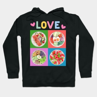 Healthy Snacks Are My Love Language Hoodie